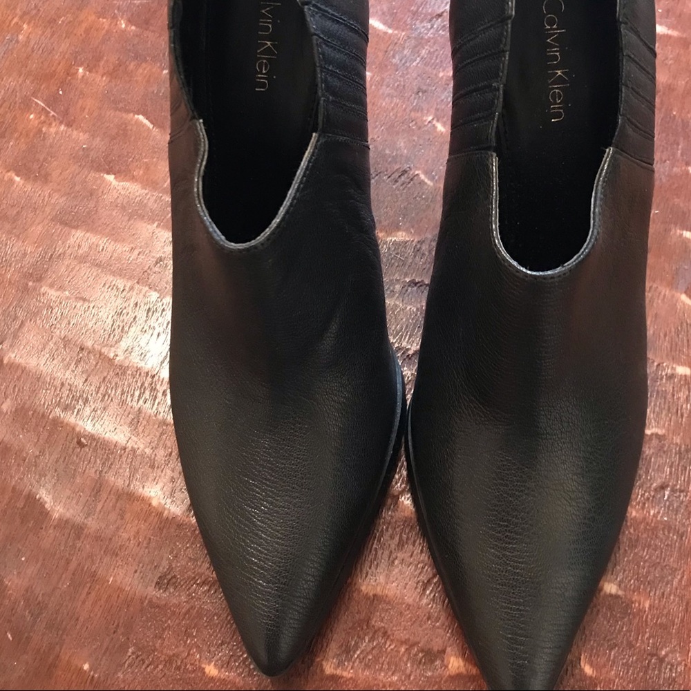 New Black Calvin Klein Booties 9.5